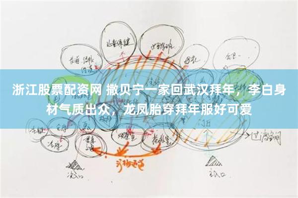 浙江股票配资网 撒贝宁一家回武汉拜年，李白身材气质出众，龙凤胎穿拜年服好可爱