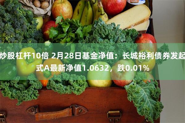 炒股杠杆10倍 2月28日基金净值：长城裕利债券发起式A最新净值1.0632，跌0.01%